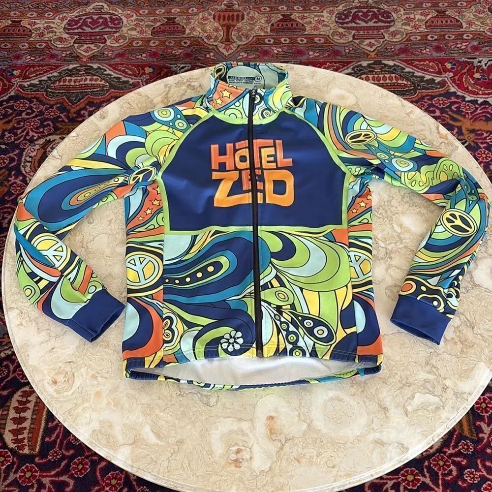 Hotel Zed Jakroo Bike Riding Multicoloured Jacket - Picture 11 of 14